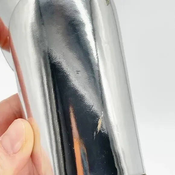 Christian Louboutin Daisy Spike Metallic Silver Ankle Cuff Sandals EU 37.5 - Picture 9 of 15